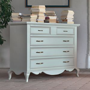 Casa Shabby Chic SHABBY1550, Shabby chic 5 drawer dresser