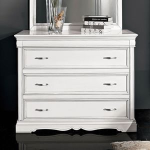 Harmony HAS1502, Classic 4-drawer wooden dresser