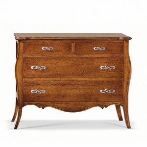 Il Mobile Classico - Infinito LV488-A, Classic shaped dresser, with 4 drawers