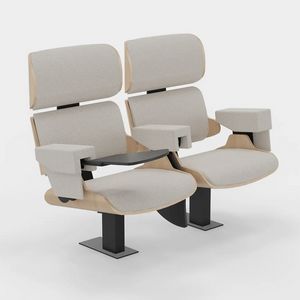 Antea ELI, Elegant wooden armchair for theaters and auditoriums