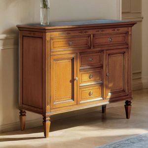 Glamour GLAMO806, Sideboard with two doors and 5 drawers