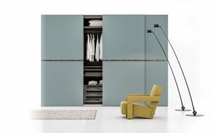 DESI, Elegant wardrobe with sliding doors