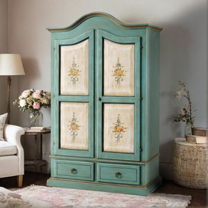 Il Mobile Classico - Infinito LV1315-A, 2-door wardrobe, lacquered and decorated by hand