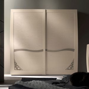 Luna Glamour LUNA5103-249, Wardrobe with 2 sliding doors with fretwork