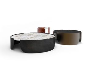 Aten coffee table, Round table with minimal design