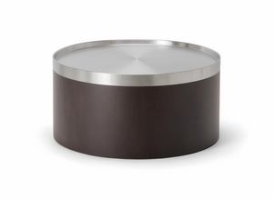 OSLO COFFEE TABLE 086 H30, Low table with round metal top