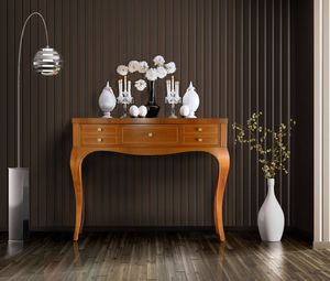 Elegant 5C console, Wooden console with 5 drawers