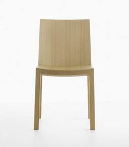 Bianca R VS/SU, Solid wood chair