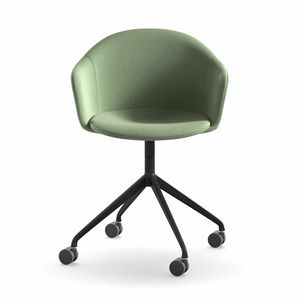 Mni Armshell fabric HO-4, Home-office swivel armchair