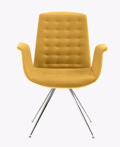 Mod, Design armchair with chromed legs
