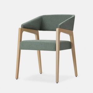 Muse armchair, Armchair with harmonious combinations and soft padding