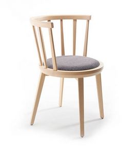 Karnia, Country design wooden chair in a modern key