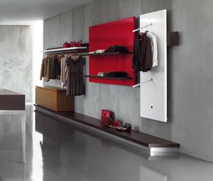 Revolution - wall unit for clothes store 2, Wall shelving for clothing stores