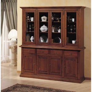 Anthologia ANTP206, 4-door glass cabinet with bosses