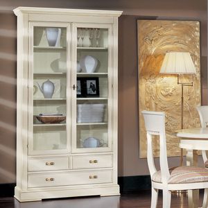 Berna BERNA2096-B, Showcase with 2 doors and 2 drawers