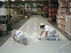 epoxy resin floors for the industry 2, Floor with fast installation, easy to clean, for store