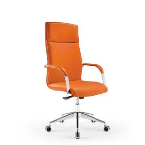 Araiss high, Directional chair with a refined line, with wheels