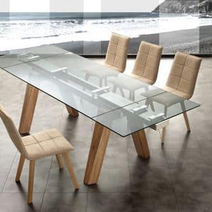 Art. 654 Caronte, Extending table, for office or dining room