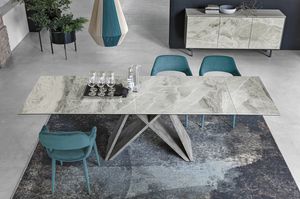 DELTA 180 TA519, Table with porcelain stoneware top