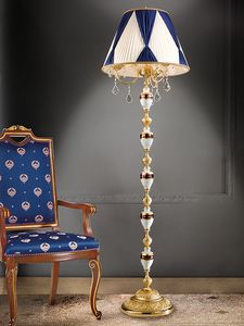 Art. 805/P3, Floor lamp with hand-decorated porcelain