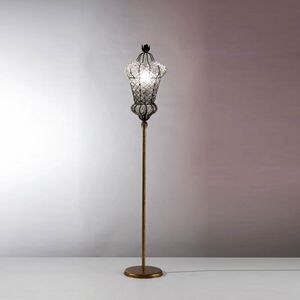Bab Mp105-180, Blown glass floor lamp, with a Middle Eastern design
