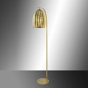 Salice Rp429-185, Floor lamp in gold leaf crystal