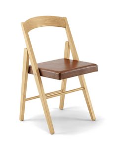 JL 11 chair, Outlet folding chair, made of wood