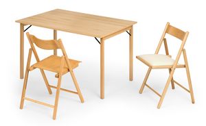 Italo, Folding wooden table