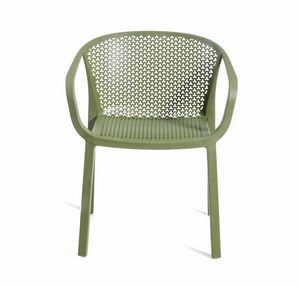 Gianet, Stackable outdoor chair, in technopolymer