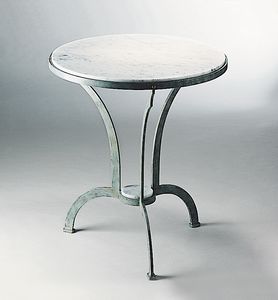 ARCHI GF4013TA-RO, Outdoor table in steel with marble top