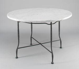 INTRECCIO GF4004TA-D90, Outdoor table with round marble top