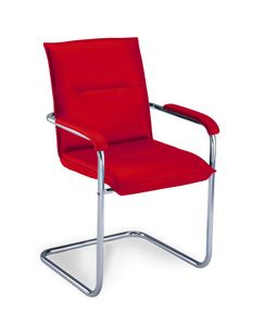 Silla 445, Customer office chair, with padded armrests