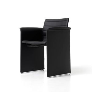 Mister, Padded chair in plywood, for offices and meeting rooms