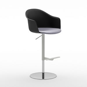 Mni Armshell plastic ST-ADJ, Height adjustable stool