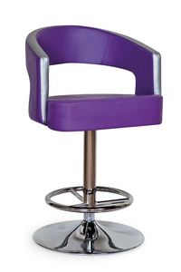 Polo, Metal stool, adjustable in height