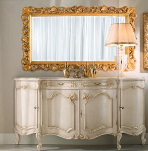 Art. 2298/AL, Roccoc style lacquered sideboard