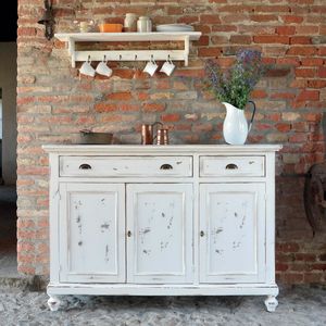 Casa Shabby Chic SHABBY1210, 3-door sideboard, shabby chic style, with turned feet