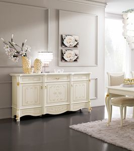 Diamante Art. 2606, Handcrafted decorated sideboard