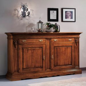 Foglia NOTGIO902, Classic and traditional sideboard, with 2 drawers