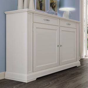 Gardenia GARDENIA-E251L, 2-door sideboard with smooth panel in classic style