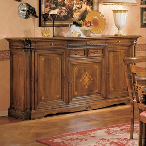 I Dogi di Venezia DOGI-E601, Inlaid sideboard with 4 drawers