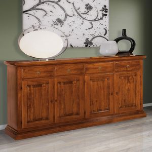 Il Mobile Classico - Infinito LV618-A, Classic sideboard with 4 doors and 4 drawers