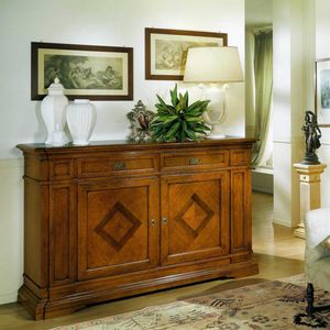 San Marco E-402, Classic style sideboard, with 2 doors and 2 drawers