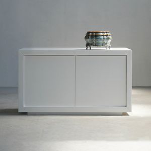 Sessanta OLTRE60-A, 2-door sideboard in matt white lacquer