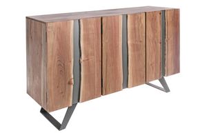 Sideboard 3A Aron, Sideboard in acacia wood and metal