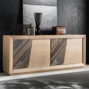 Spazio Contemporaneo SPAZE1051, Sideboard with antique wooden doors and secret compartments