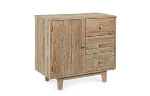 Sideboard 1A-3C Rania, Sideboard with natural rustic finish
