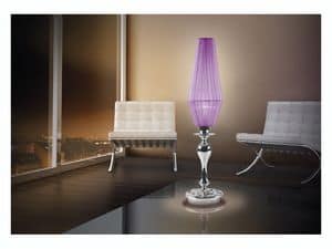 Karma table lamp, Desk lamp with 1 light, chromium glass bobches