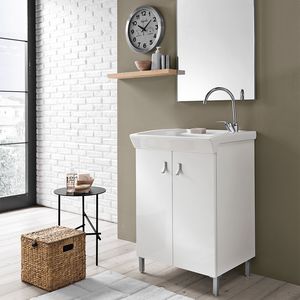 Bijoux comp. 02, Laundry cabinet with ceramic sink