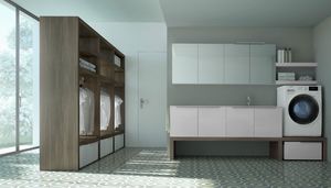 Spazio Time comp.06, Functional furniture for laundry